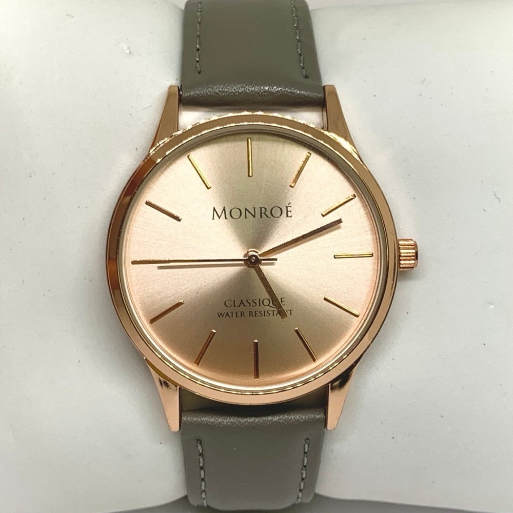 Monroe Rose Gold and Gray Watch